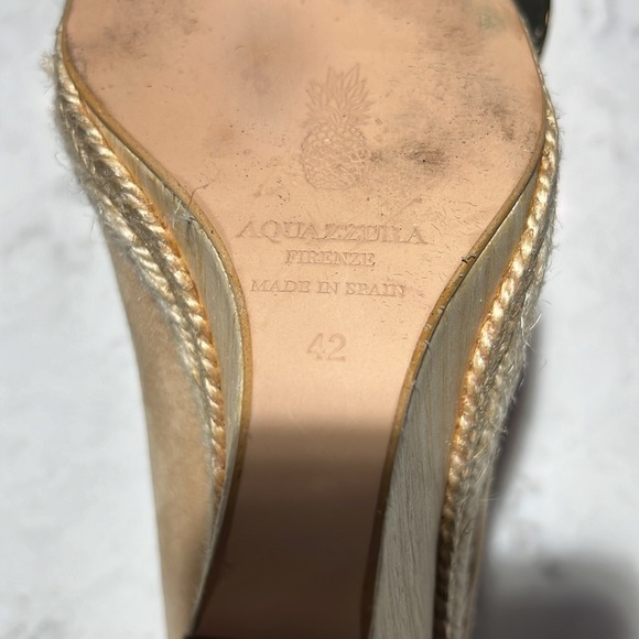 Aquazzura Christy Lace Up Wedges - Picture 6 of 6